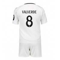 Real Madrid Federico Valverde #8 Replica Home Minikit 2024-25 Short Sleeve (+ pants)